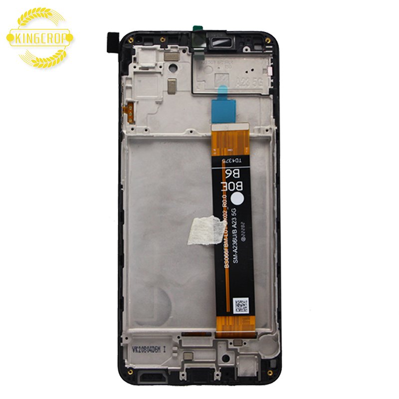 Super Amoled For Samsung Galaxy A23 5G Mobile Phone LCD,For Galaxy A23 5G A236 Screen,For Samsung A23 5G Display With Frame Part