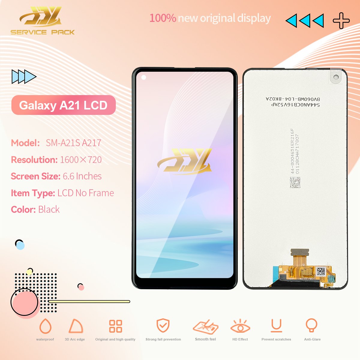 Mobile Phone Display for Samsung A10 A11 A12 A20 A21 A30 A32 A40 A51 A54 A70 A71 Display Lcd Screen for Samsung LCD