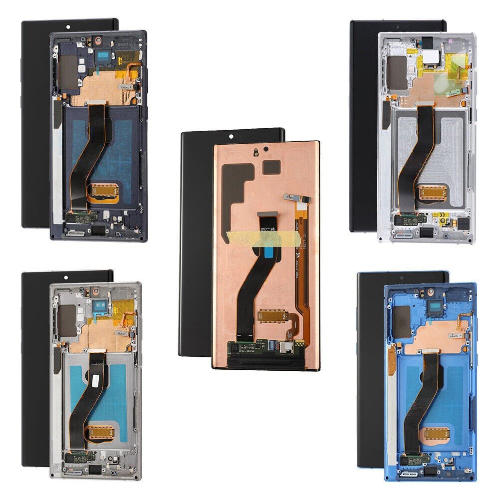 For Samsung Galaxy NOTE 10 Plus N975 Screen Replacement OLED Display with Frame Assembly Mobile Phone LCDs