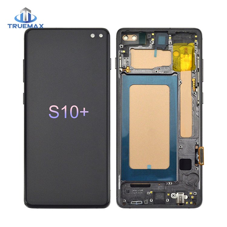 Original screen amoled pantalla bildschirm ekran afficheur tela for samsung galaxy s10 plus s 10 lite s10lite g973f lcd display