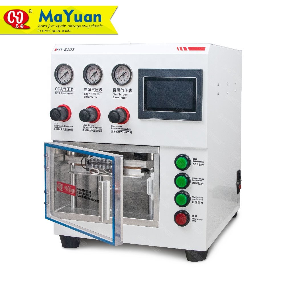 Automatic Broken Mobile Phone Screen Repair machine for iPhone and Android Curve Screen LCD OCA Laminating