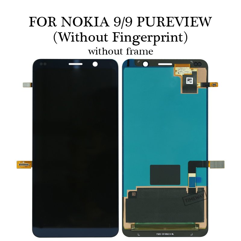 hot sale mobile phone lcd for nokia 9 / 9 pureview LCD display screen for Nokia 9 pureview touch screen completed