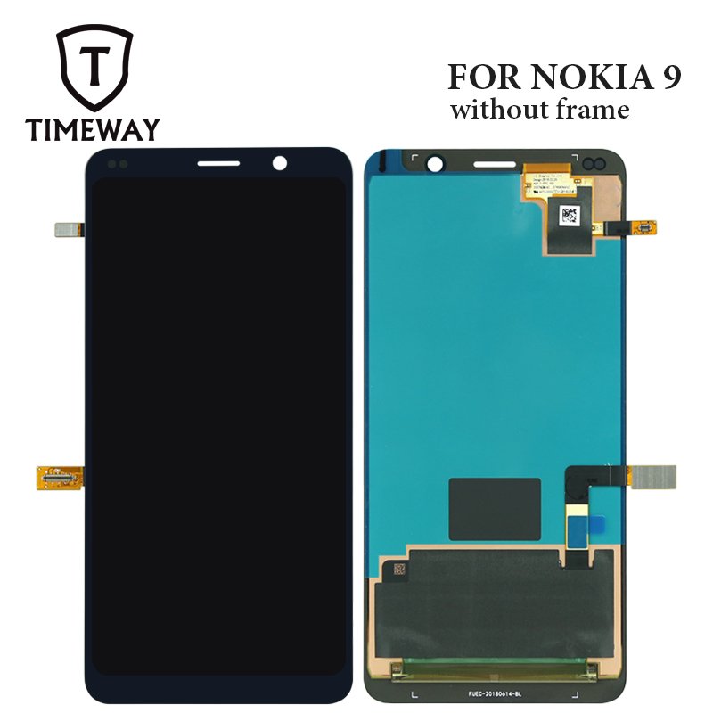 hot sale mobile phone lcd for nokia 9 / 9 pureview LCD display screen for Nokia 9 pureview touch screen completed