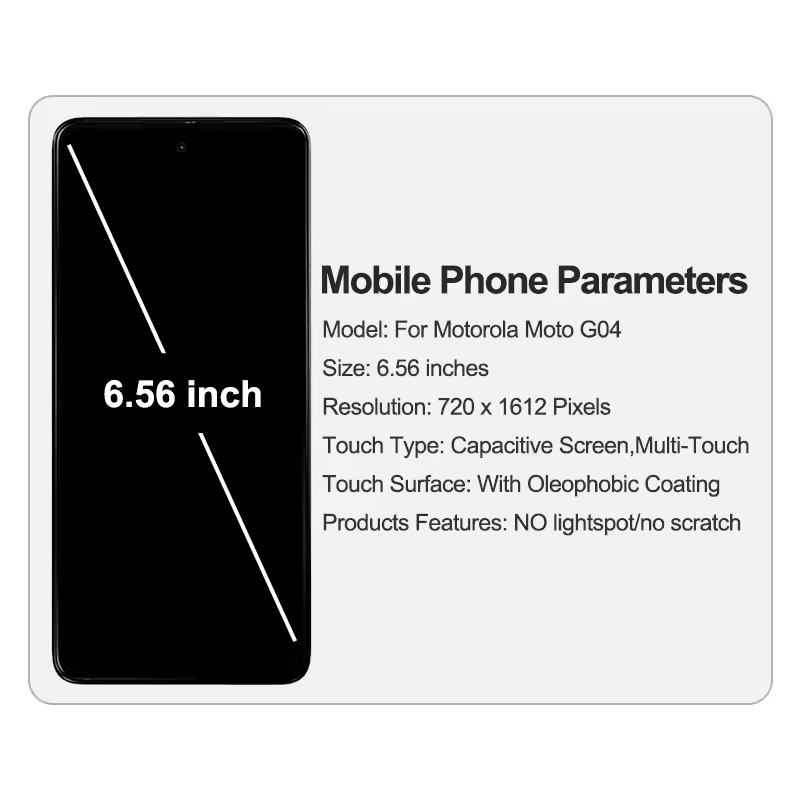 Mobile Phone LCDs for Motorola Moto G04 Pantallas LCD de Telefonos Movile para Motorola Moto G04