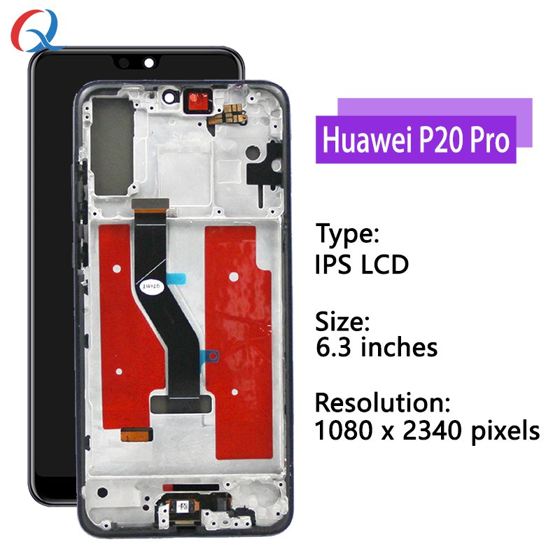 Pantalla p20 pro display for huawei p20 pro lcd screen replacement mobile phone lcds for huawei p20 pro ecran lcd original