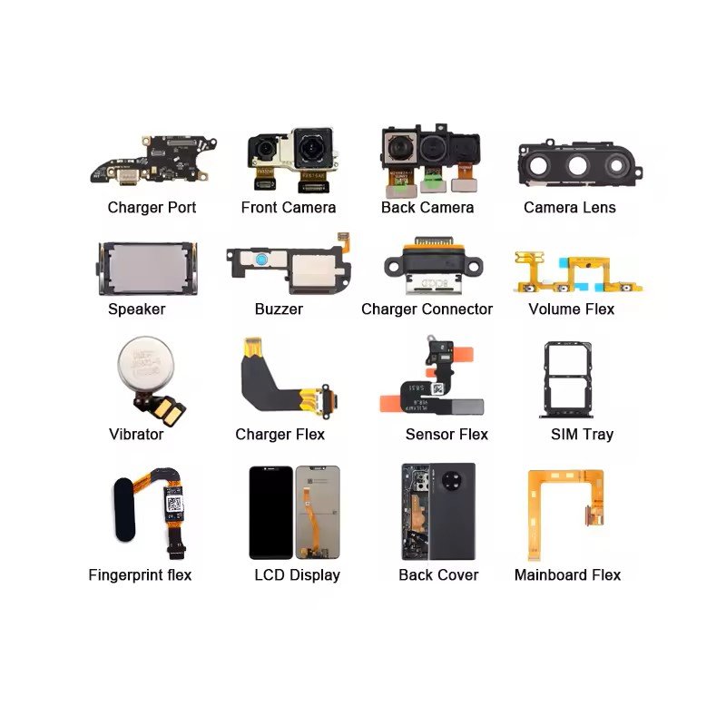 Mobile phone lcds tela for huawei mate 20x 7.2 lcd and touch oled display with digitizer assembly touch ekran