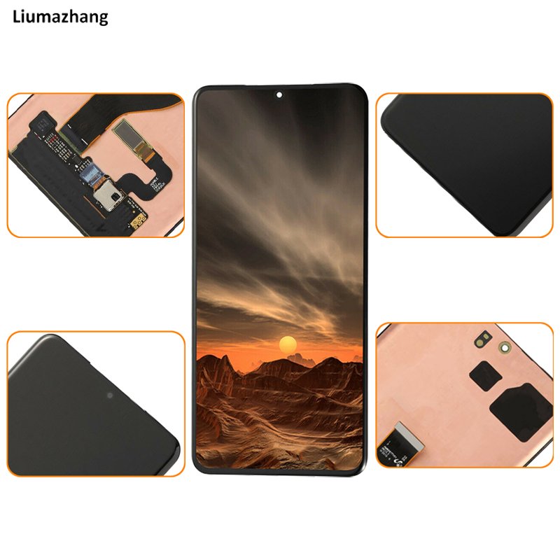 Original Mobile Phone LCDS For Samsung Galaxy S20 S20 Plus S20 Ultra Display Touch Screen Assembly With Dots