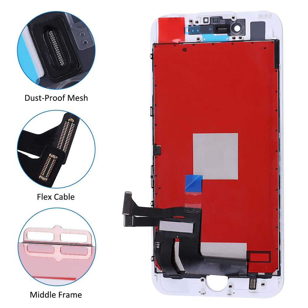 Elekworld Mobile Phones LCD EBR EBS LCD screen for iPhone 7 7 Plus LCD Touch Screen Display Replacement Assembly