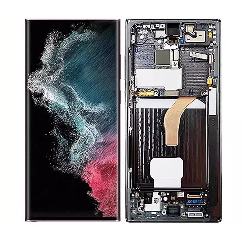 for Samsung Galaxy S22 S22 Plus Ultra S901 S908 Mobile Phone Lcds Display Touch Screen Replacement Factory Wholesale