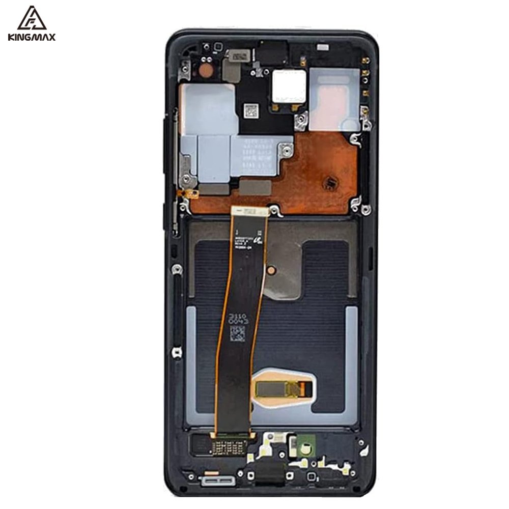 Super Amoled S20 Ultra Screen Replacement 5G LCD Display G988 Mobile Phone Lcds Frame Fingerprints for Galaxy Samsung S20 Ultra