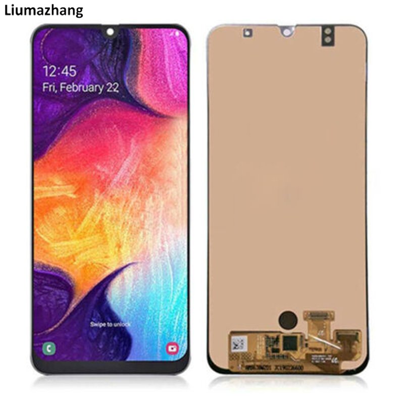 6.4" Original Mobile Phone LCD For Samsung Galaxy A50 A505 Display Screen Replacement Digitizer Assembly
