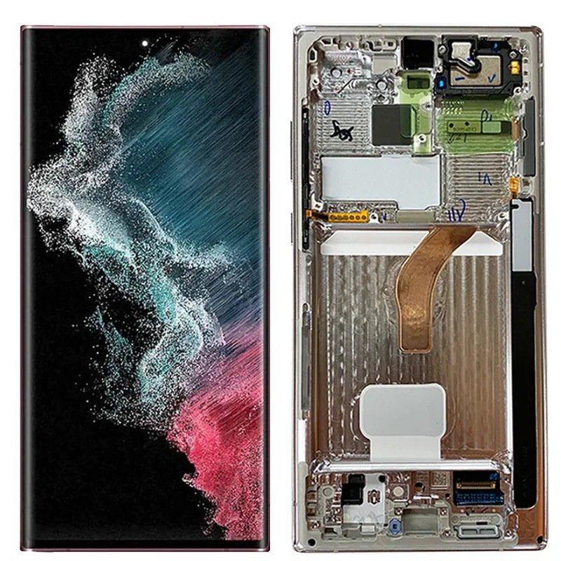 High Quality Original Mobile Phone Lcd Monitor Screen Display For Samsung S22 ultra S908b Lcd