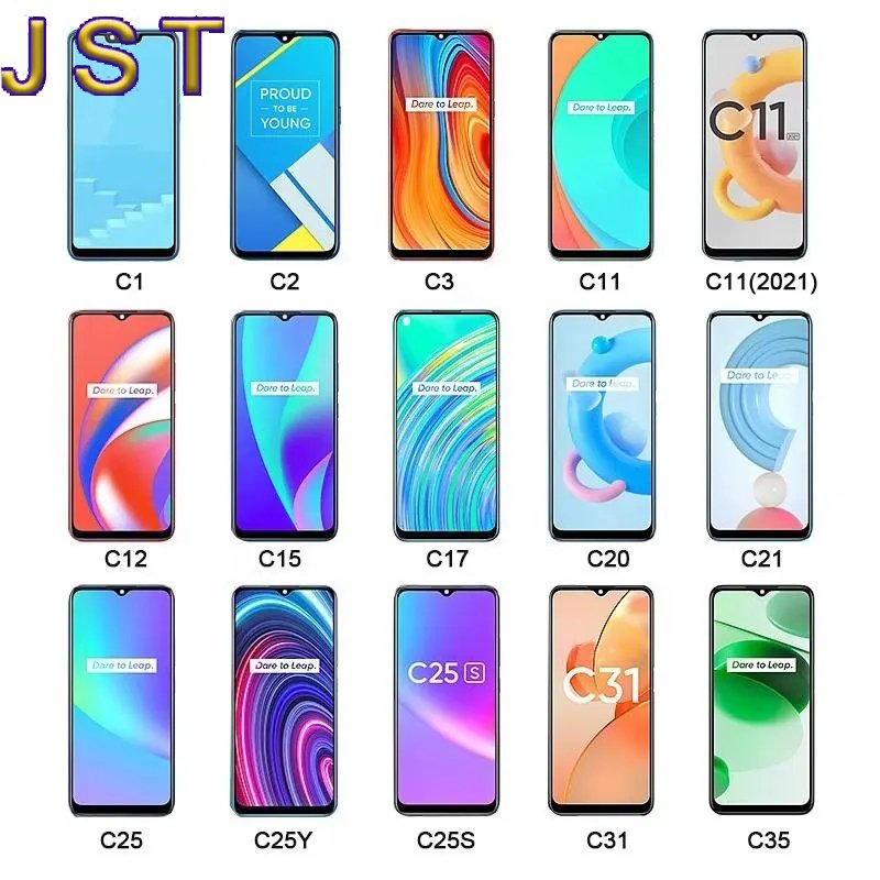 Wholesale factory price original display mobile phone lcds for realme C35 lcd touch screen replacement