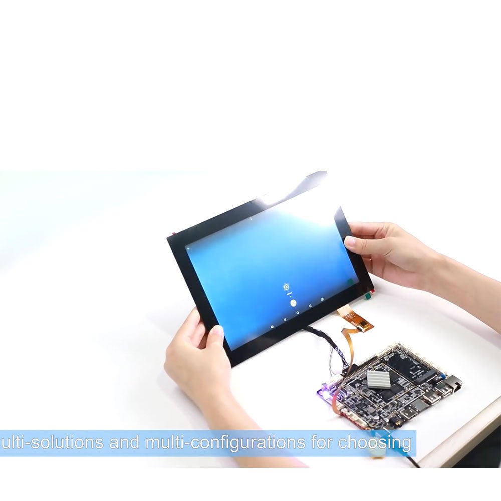 Android lcd Signage Screen Poe Touch Panel Player High Luminance 10.1inch Lcd LVDS MIPI Screen lcd Display Module Skd Parts