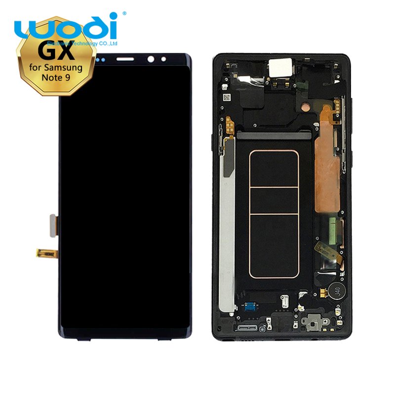 Advantage price display for samsung note 9 with frame big size oled touch screen mobile phone display phone farm
