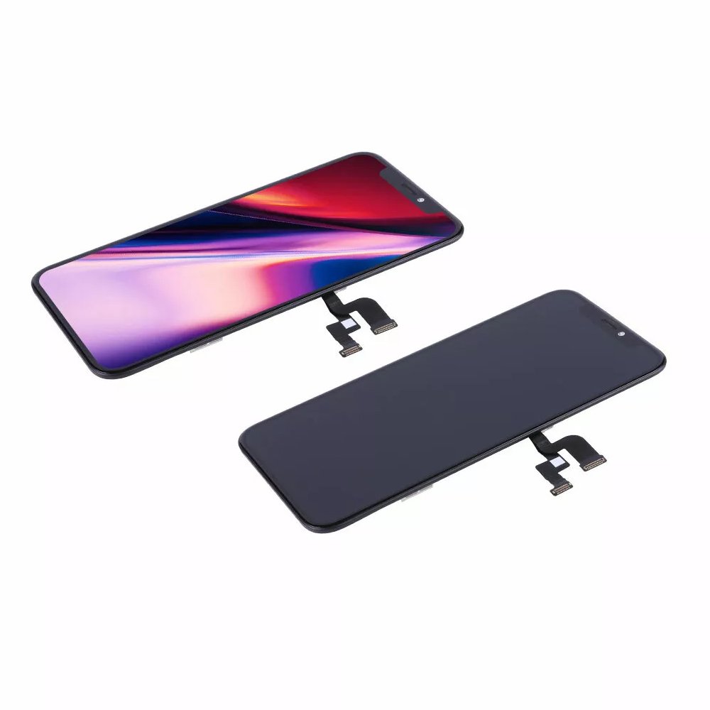 Spot goods mobile phone lcds middle frame with side key for iphone xs screen middle plate bezel frame replacement phone parts