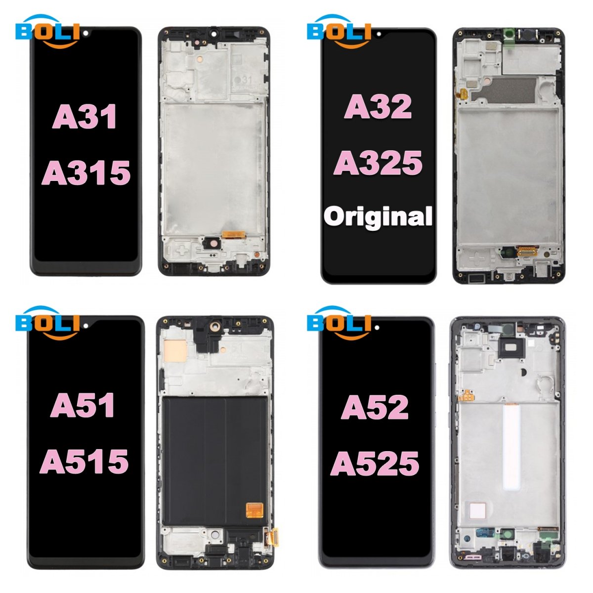 Original Mobile Phone LCD For Samsung A10 A12 A13 A14 A21 A31 A32 A33 A34 A50 A51 A52 A53 A54 Oem Replacement Lcd Display Screen