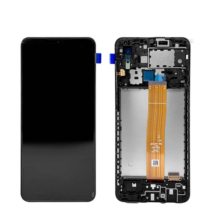 A02 original service pack lcd with frame a02 Mobile Phone LCDs for Samsung for galaxy a02/a022