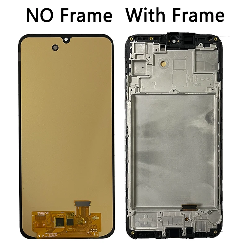For Samsung A70 OLED Mobile Phone LCD Display Screen with Frame Replacement Touch Panel for Mobile Devices