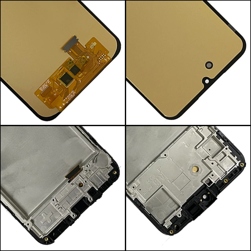 For Samsung A70 OLED Mobile Phone LCD Display Screen with Frame Replacement Touch Panel for Mobile Devices