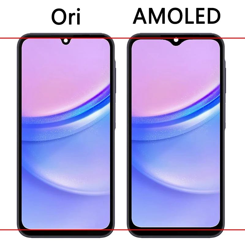 For Samsung A70 OLED Mobile Phone LCD Display Screen with Frame Replacement Touch Panel for Mobile Devices
