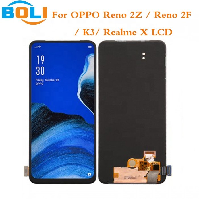 QFH Original OLED LCD Screen for OPPO Reno 2Z Reno 2F K3 Realme X Touch Display Replacement Digitizer Assembly