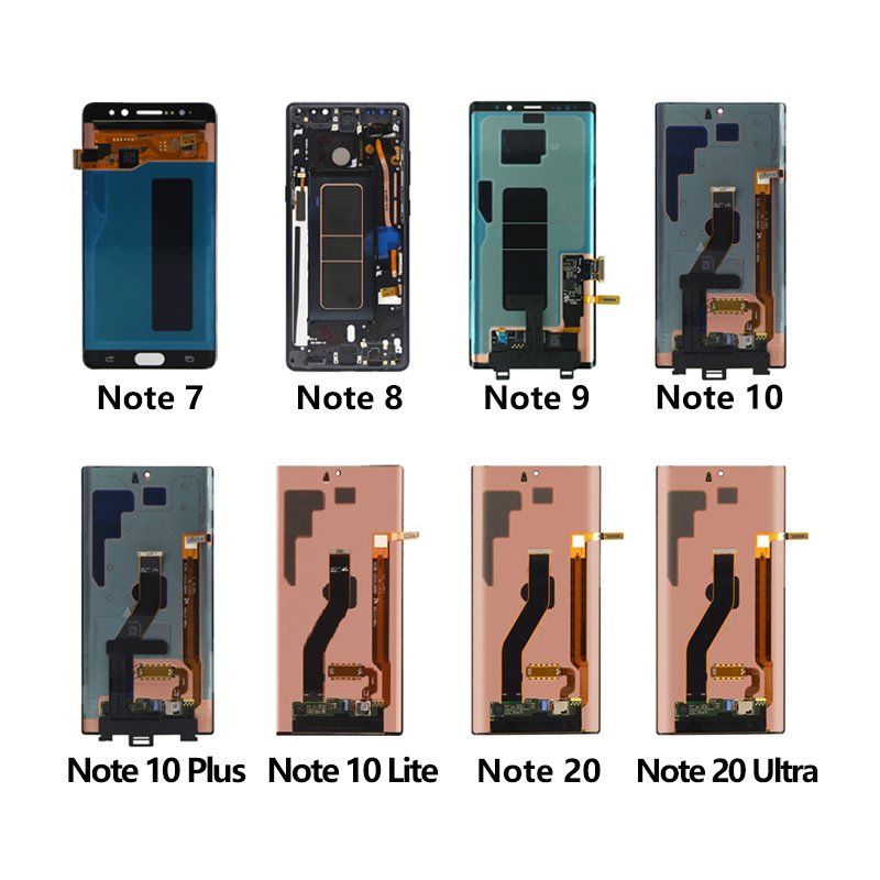Mobile Phone Lcds For Samsung Note 20 2 3 4 8 9 10 Plus 20 Ultra Lcd Screen Display for samsung note20 lcd screen