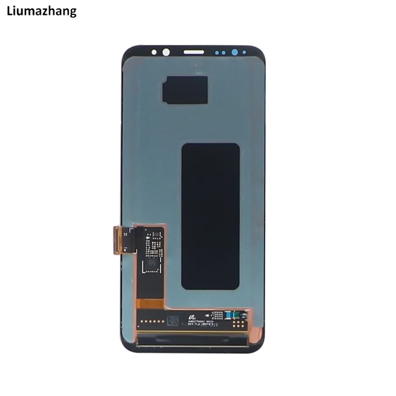 Original AMLODE Mobile Phone LCDS For Samsung Galaxy S8 Display Touch Screen Assembly With black Dots