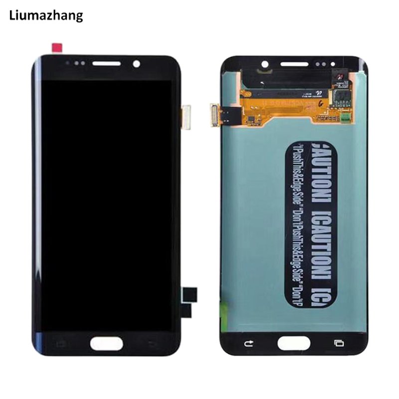 Original Super AMOLED Mobile Phone LCD For Samsung Galaxy S6 Edge Plus G9280 G928U G928F Display Screen With Digitizer