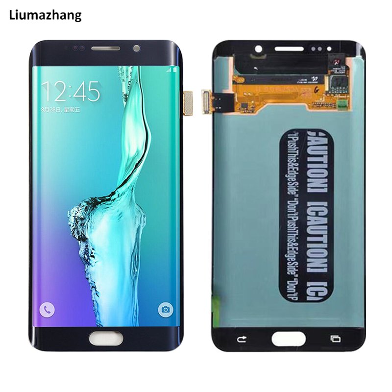 Original Super AMOLED Mobile Phone LCD For Samsung Galaxy S6 Edge Plus G9280 G928U G928F Display Screen With Digitizer