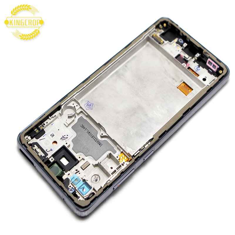 Super Amoled For Samsung Galaxy A72 Mobile Phone LCDs,For Galaxy A72 A725M Screen,For Samsung A72 A725F Display With Frame Parts