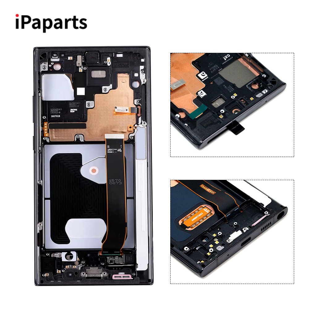 Super Quality OLED Incell Screen For Samsung Note 20 Ultra With Frame Touch Screen Display Wholesaler Mobile Phone LCDs