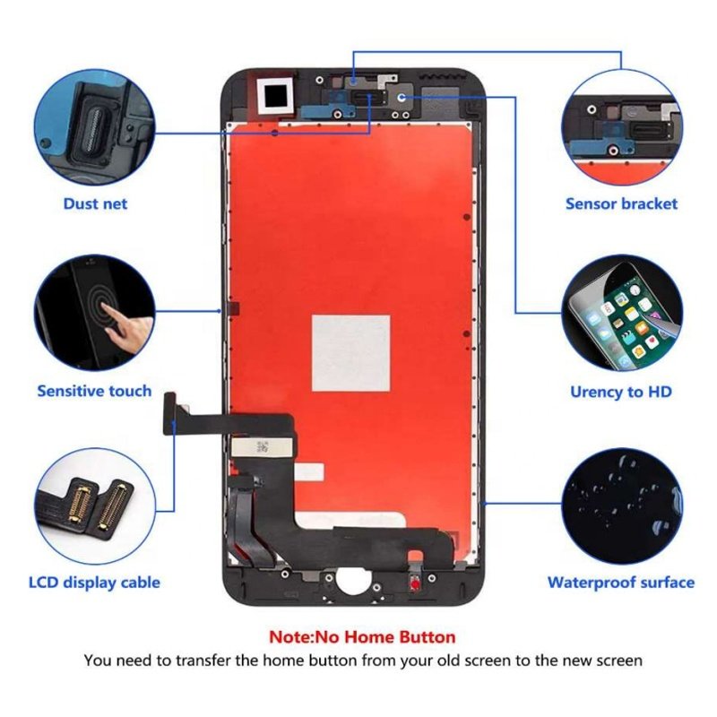 Mobile Phone Lcds Display Touch Screen For Iphone 7P Lcd Replacement Display LCD Digitizer For Iphone 7 Plus Screen