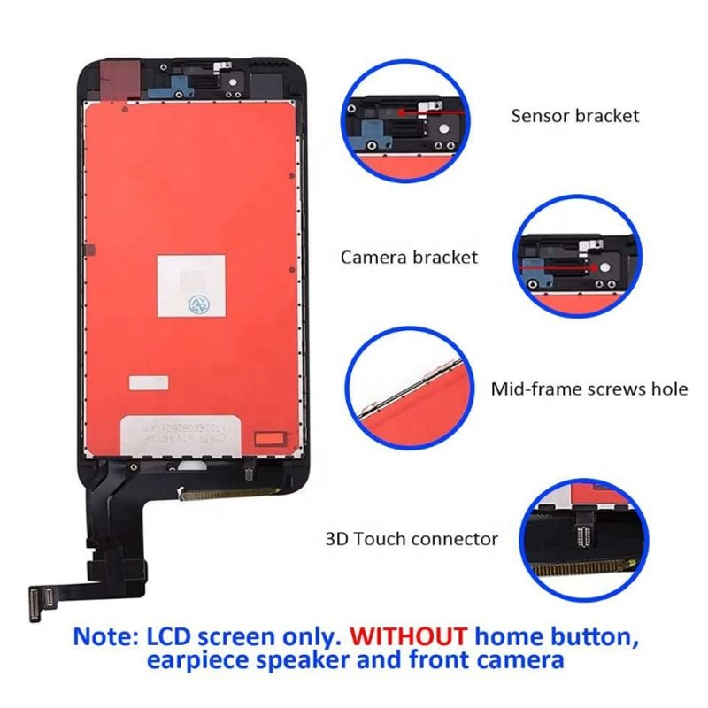 Mobile Phone Lcds Display Touch Screen For Iphone 7P Lcd Replacement Display LCD Digitizer For Iphone 7 Plus Screen