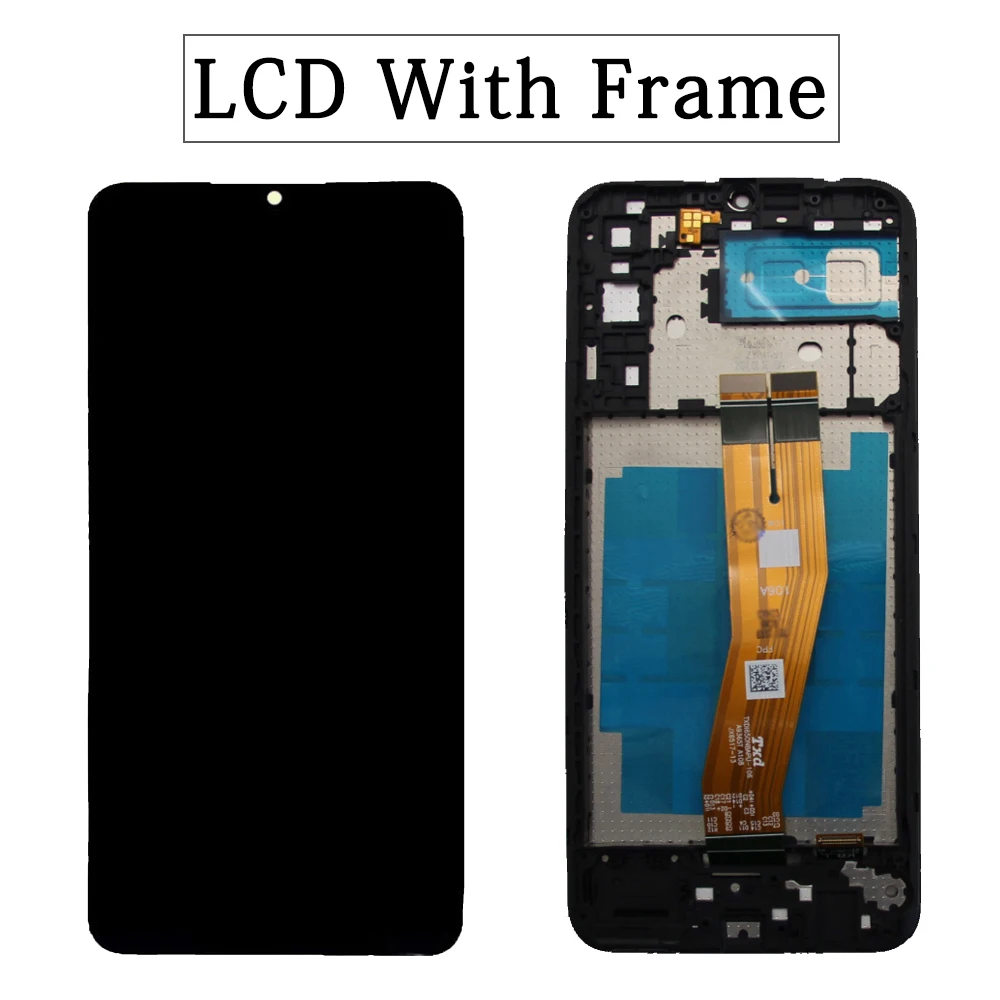 for Samsung Galaxy A04E A042 6.5" Tested with Frame Mobile Phone Lcds Display Touch Screen Replacement Factory Wholesale