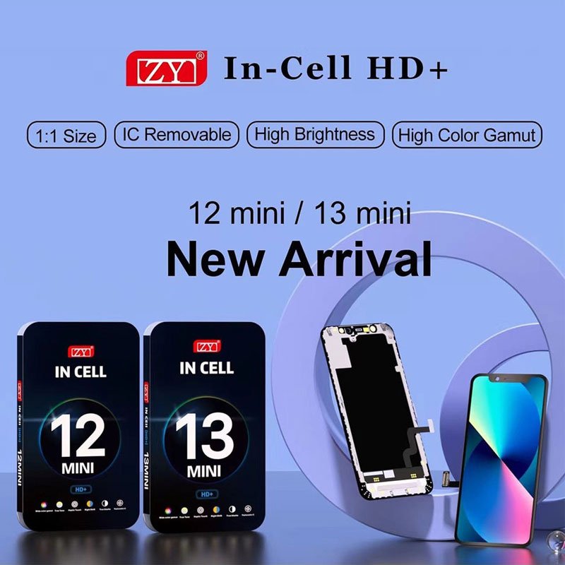 Mobile Phone LCDs ZY INCELL lcd for iPhone X Xs XR Xs Max 11 12 13 14 Pro Max lcd display screen for iPhone pantalla 100% Tested