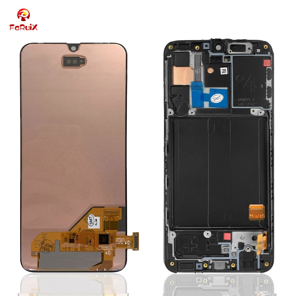 wholesale screen for samsung displey customized A40 screen replacement with frame mobile phone lcd display for samsung A40