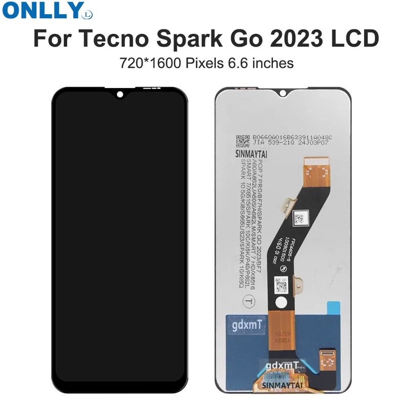 Mobile phone lcd for tecno display original oled tft incell spark go 2023 2020 2021 2022 2024 touch