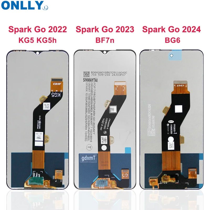 Mobile phone lcd for tecno display original oled tft incell spark go 2023 2020 2021 2022 2024 touch