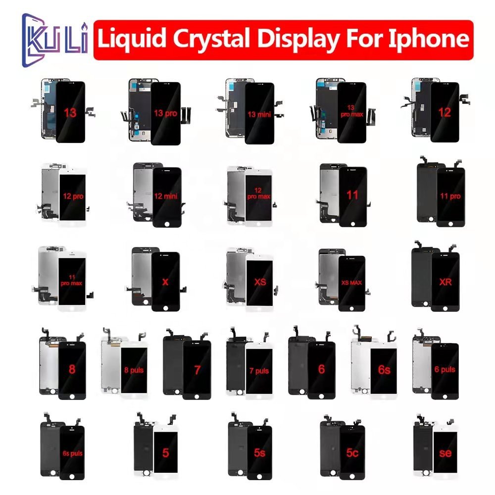 KULI OLED LCD screens replacement mobile phone lcd display for iphone X XS XR XS MAX 11 cell phone lcd touch screen digitizer