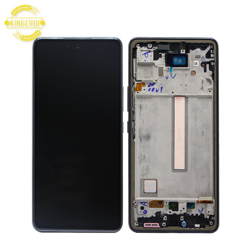 Super Amoled For Samsung Galaxy A53 5G Mobile Phone LCD,For Galaxy A53 A536 Touch Screen,For Samsung A53 Display With Frame Part