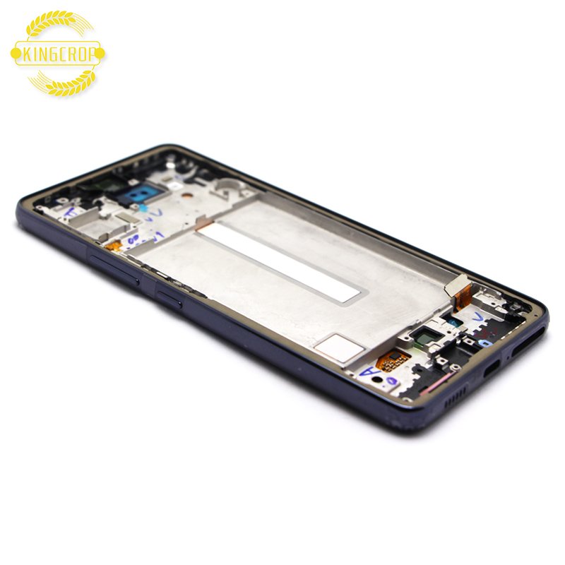 Super Amoled For Samsung Galaxy A53 5G Mobile Phone LCD,For Galaxy A53 A536 Touch Screen,For Samsung A53 Display With Frame Part