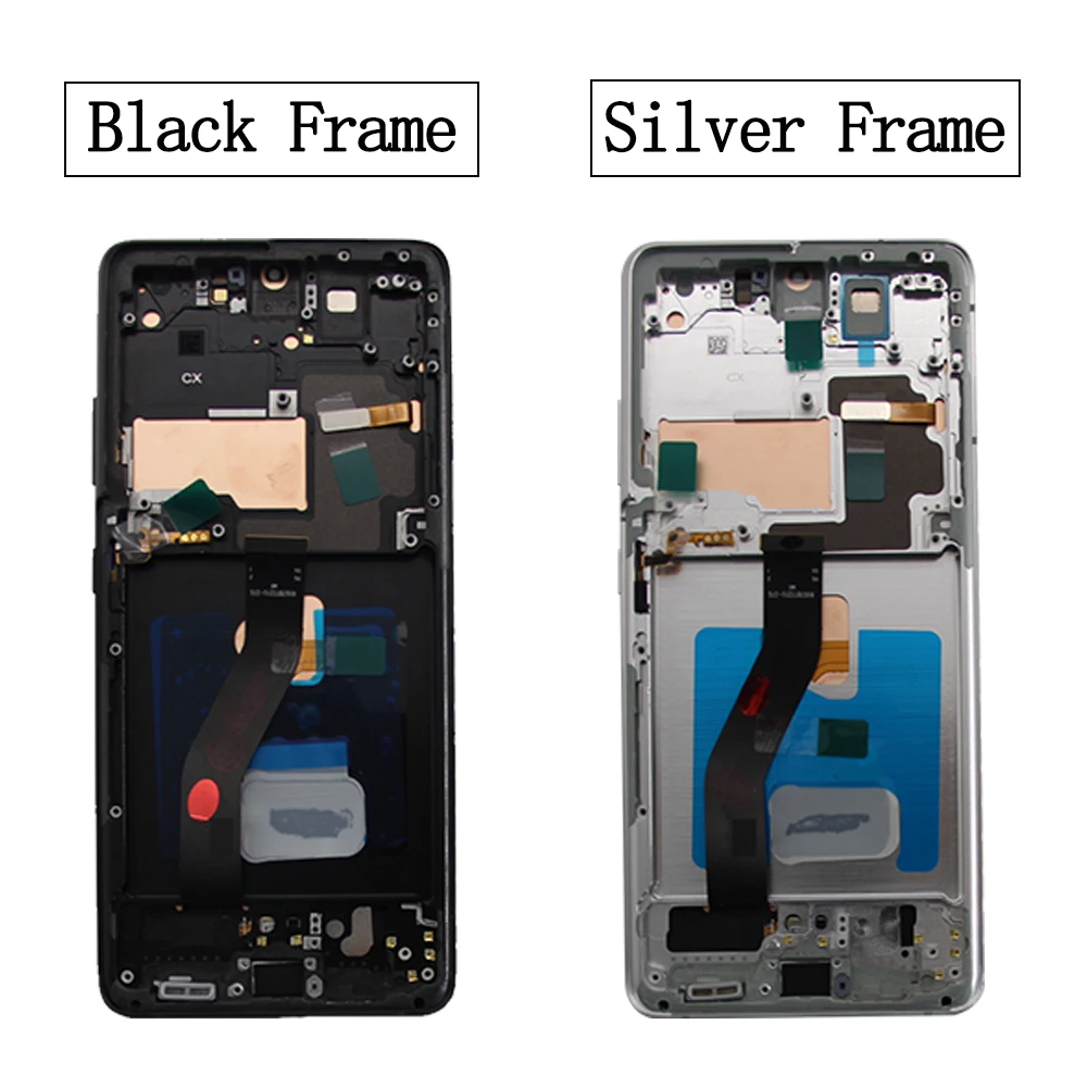 for Samsung Galaxy S21 Ultra G998 6.8" Tested with Frame Mobile Phone Lcds Display Touch Screen Replacement Factory Wholesale