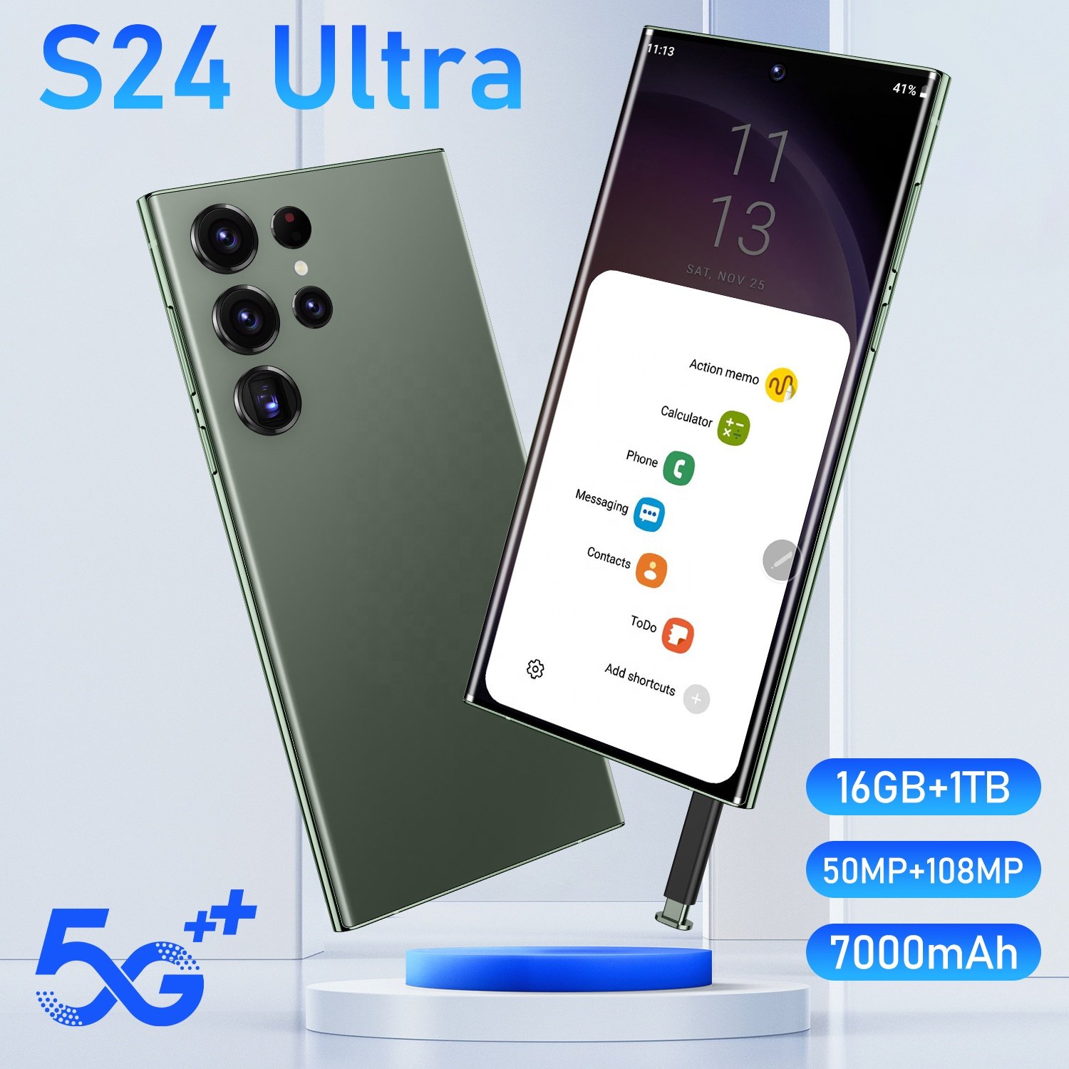 Brand new Original13 Android s24 ultra Mobilephone Smartphone 16+1TB Mobile Phone Cell Phone Face ID 5G smartphone wholesale