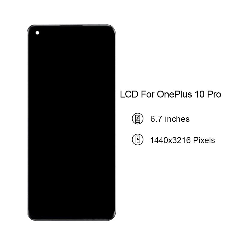 Original Mobile Phone LCD For OnePlus 10 Pro Display Oem Replacement Display For OnePlus 10 Pro Screen Touch