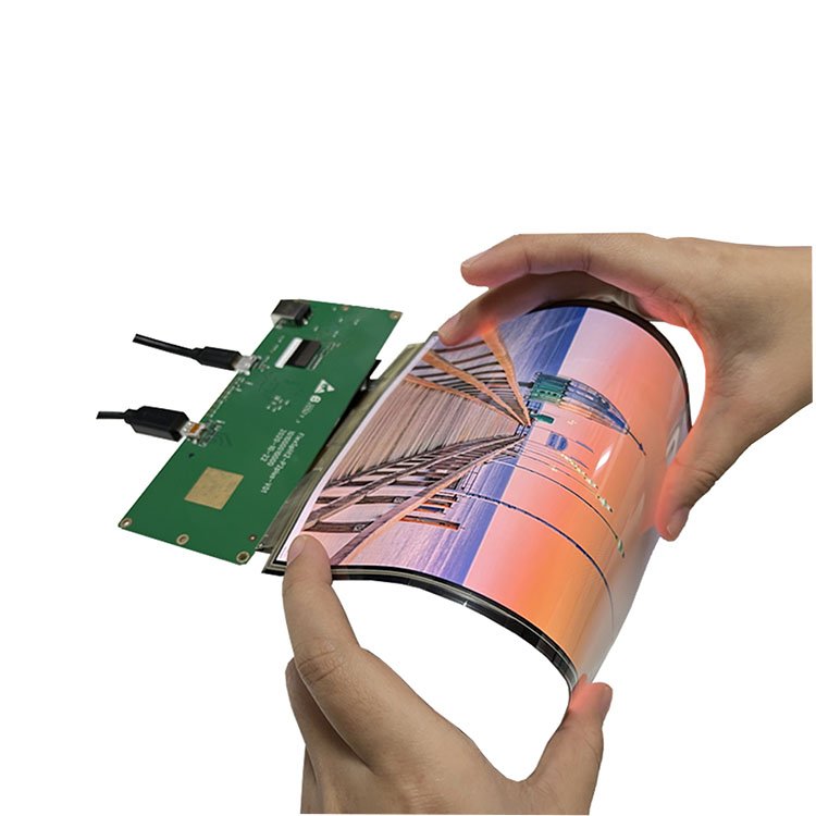 7.8 Inch Flexible Amoled Screen Module MIPI Interface Thin Wearable IPS Touch Screen Bendable OLED Display