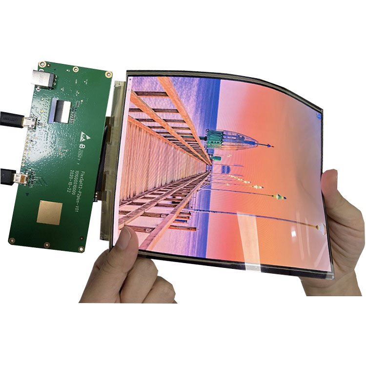 7.8 Inch Flexible Amoled Screen Module MIPI Interface Thin Wearable IPS Touch Screen Bendable OLED Display
