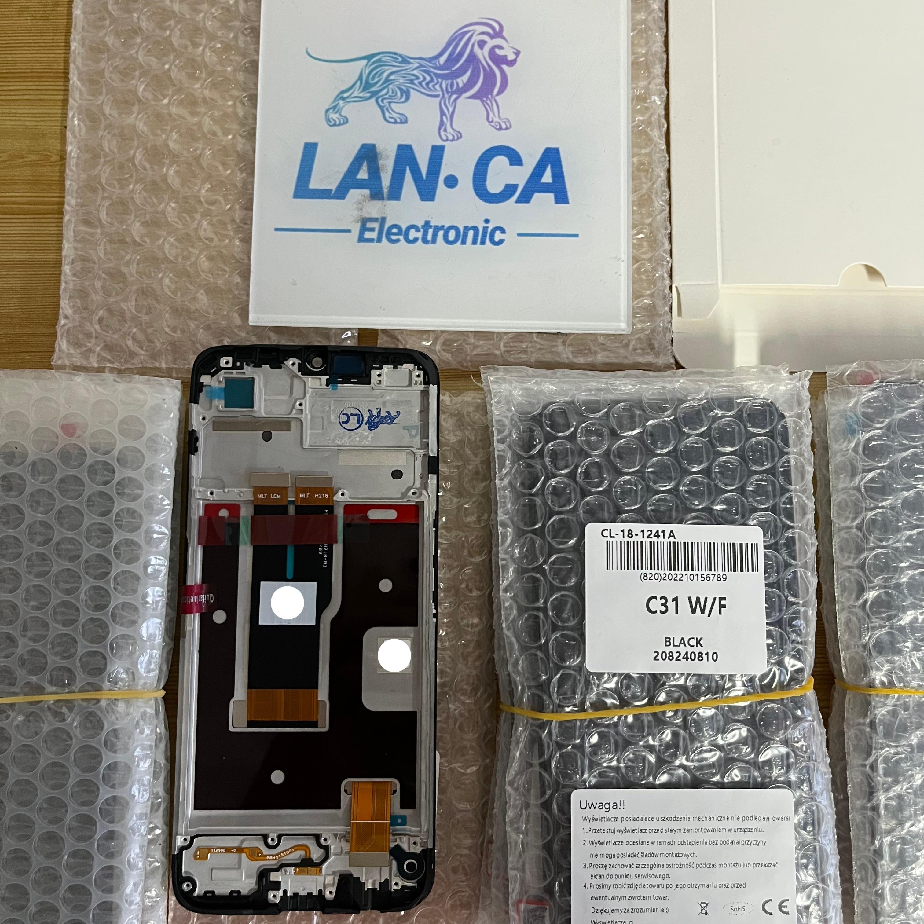 Incell C31 Wholesale Mobile Phone Lcd For Vivo Y91 Y91i Lcd Display Screen For Realme C31 With Frame