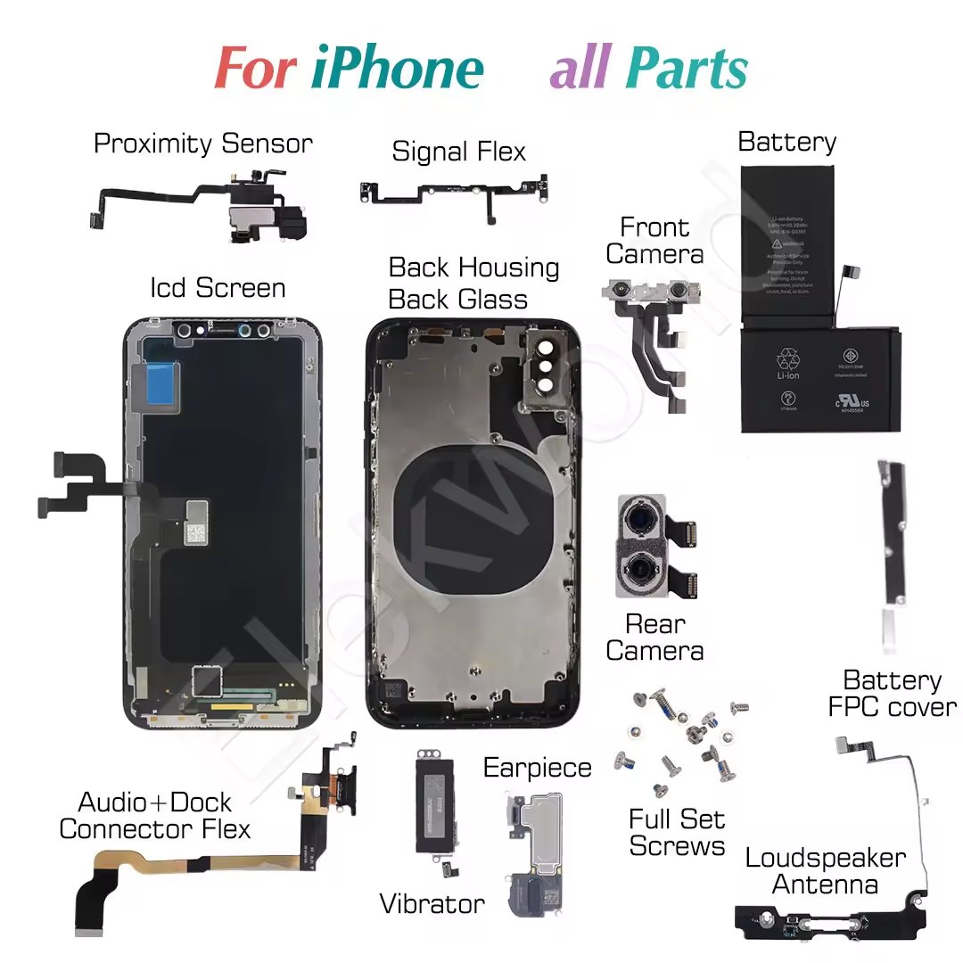 Elekworld All Model OLED LCD Mobile Phone LCDs Screen for iPhone X 12 11 XS Max Pro Max 11 XR X 8 7 6S 6 Plus LCDs Display