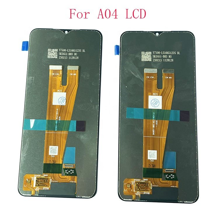 Wholesale & Retail Mobile phone Lcd Price Original new A04 A04S A04E Lcd Screen on frame & No frame